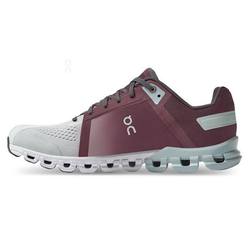 Burgundy Women On Cloud Cloudflow Road Running Shoes | IE_ON8611