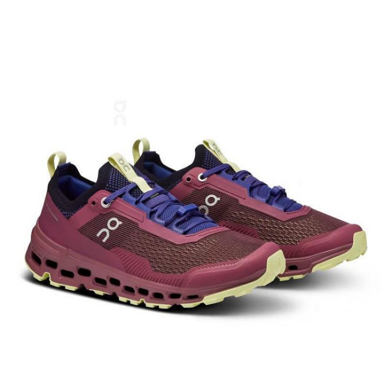 Burgundy Women On Cloud Cloudultra 2 Trail Running Shoes | IE_ON8326