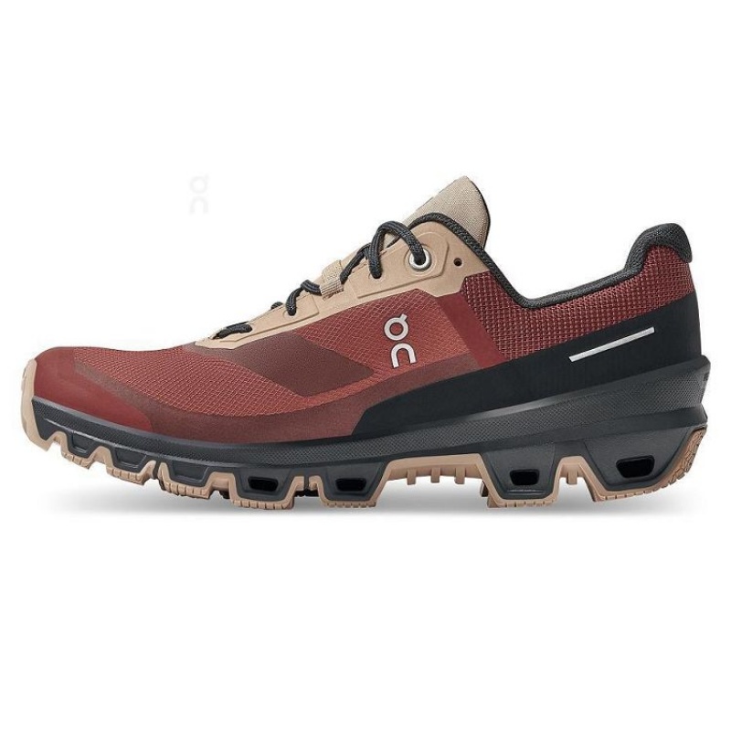 Burgundy Women On Cloud Cloudventure Waterproof Trail Running Shoes | IE_ON8894