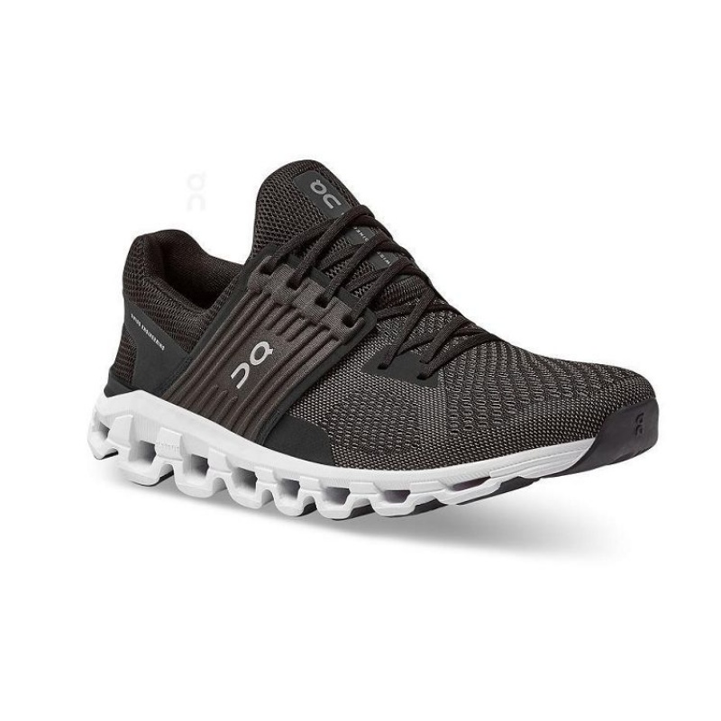 Dark Grey Men On Cloud Cloudswift Road Running Shoes | IE_ON8397