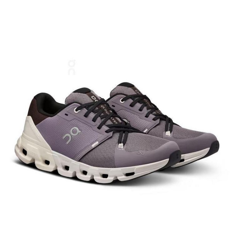 Dark Purple Men On Cloud Cloudflyer 4 Road Running Shoes | IE_ON9068