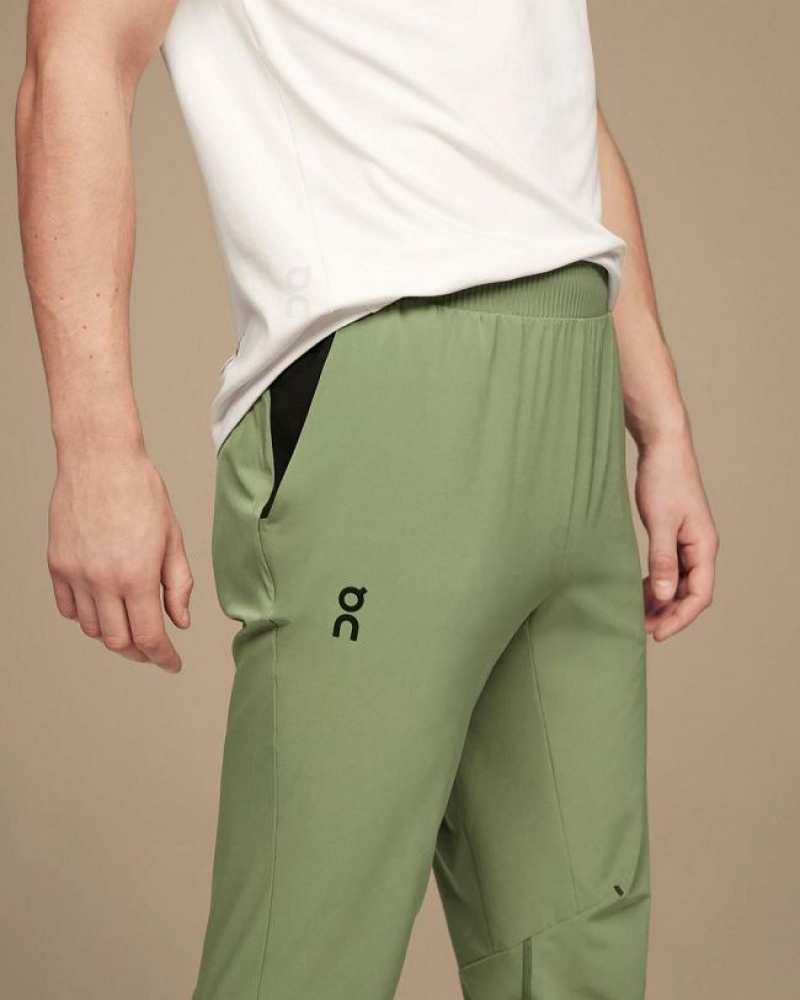 Green Men On Cloud Movement Pants | IE_ON8661