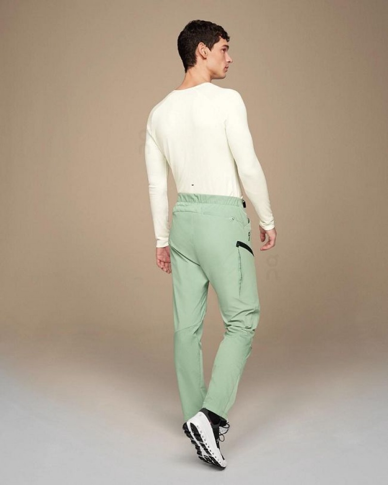 Green Men On Cloud Trek Pants | IE_ON8146