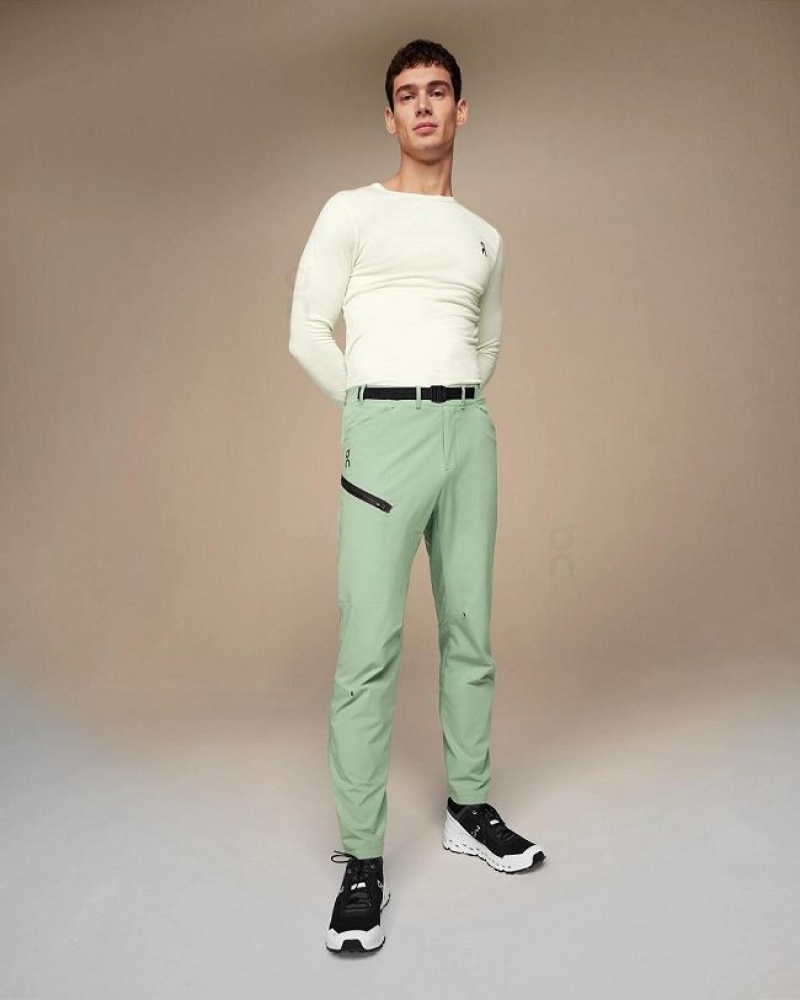 Green Men On Cloud Trek Pants | IE_ON8146