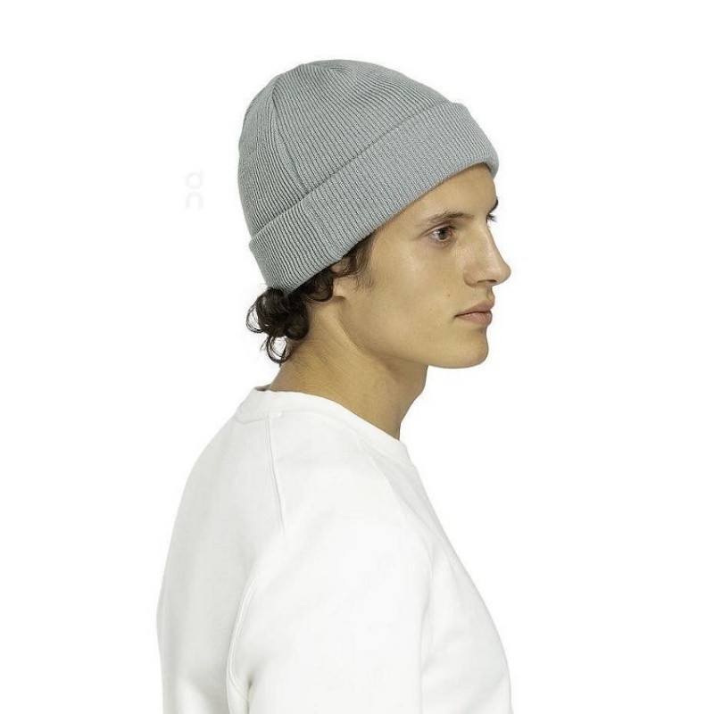 Green Women On Cloud Merino Beanie | IE_ON8407