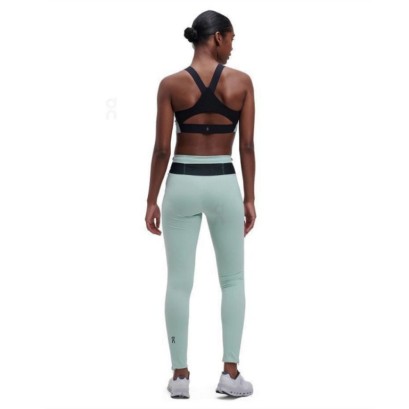 Green Women On Cloud Performance Bras | IE_ON8813