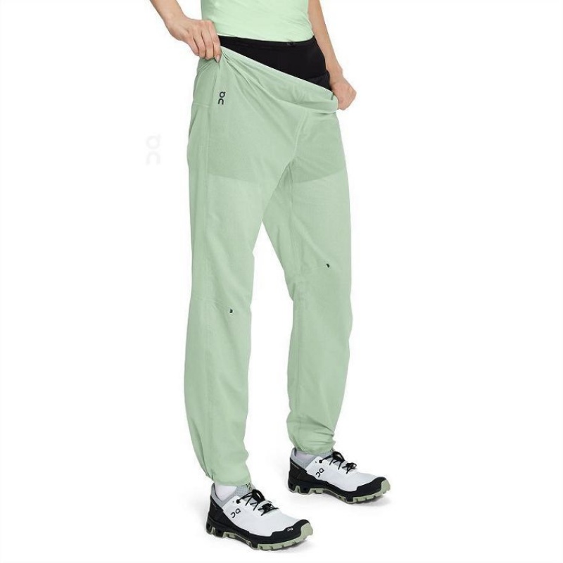 Green Women On Cloud Ultra Pants | IE_ON8406