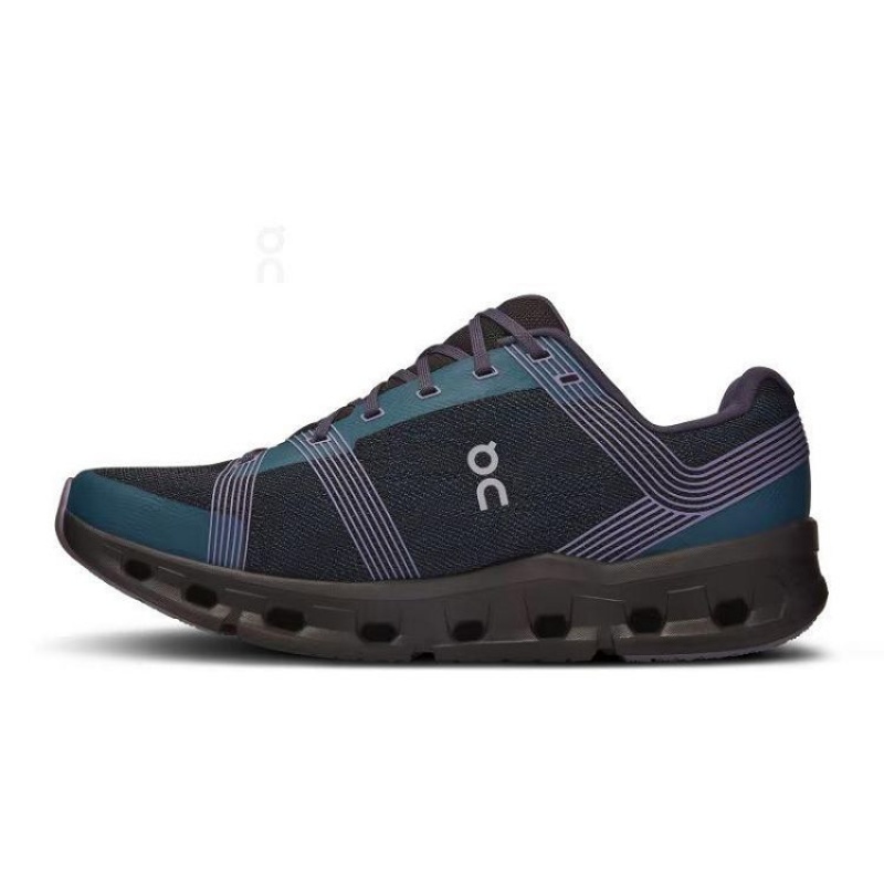 Green / Purple Men On Cloud Cloudgo Road Running Shoes | IE_ON8111