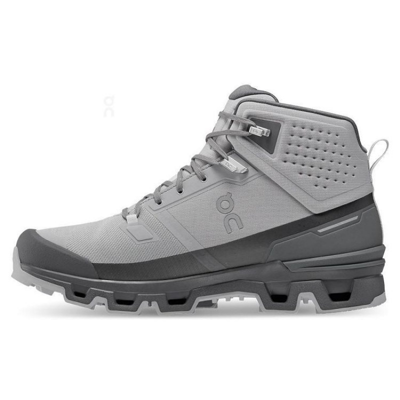 Grey Men On Cloud Cloudrock 2 Waterproof Hiking Boots | IE_ON8978