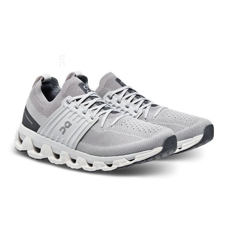 Grey Men On Cloud Cloudswift 3 Road Running Shoes | IE_ON9150