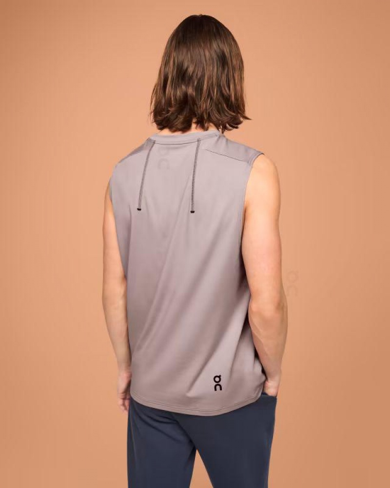 Grey Men On Cloud Focus Tank | IE_ON8711