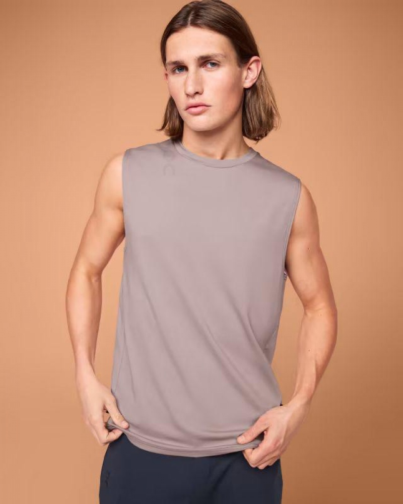 Grey Men On Cloud Focus Tank | IE_ON8711