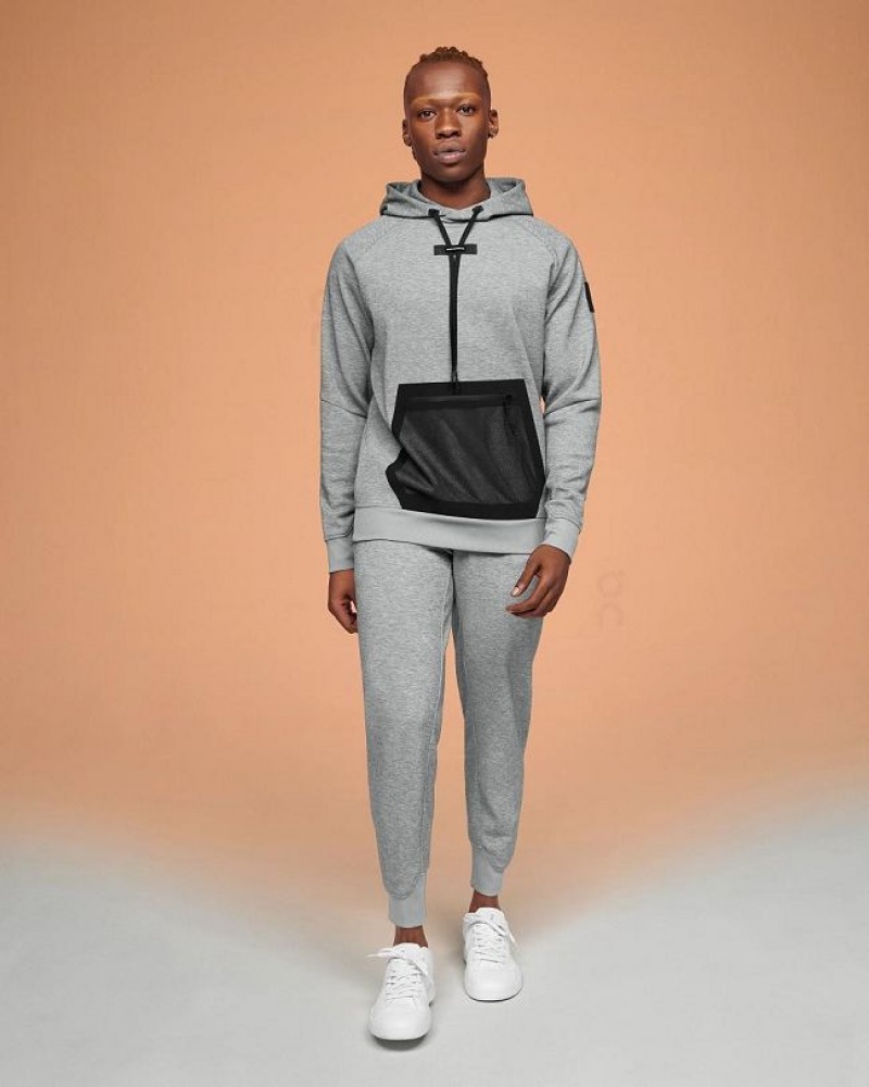 Grey Men On Cloud Hoodie | IE_ON8677