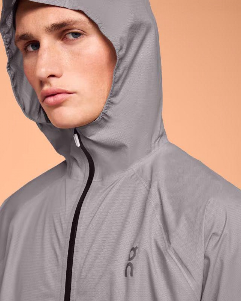 Grey Men On Cloud Ultra Jackets | IE_ON8296