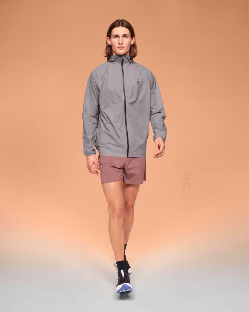 Grey Men On Cloud Ultra Jackets | IE_ON8296