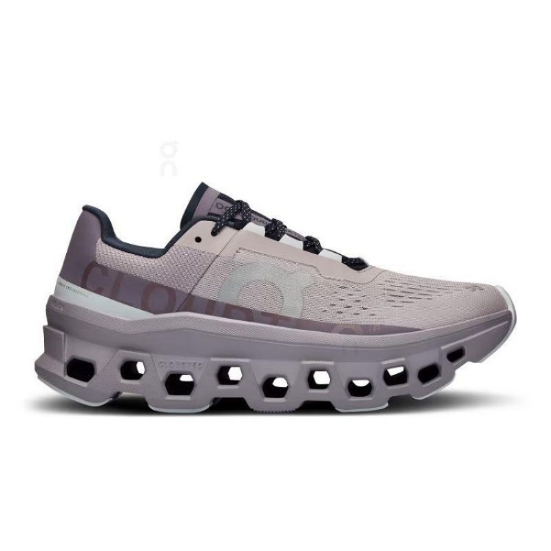 Grey Women On Cloud Cloudmonster Road Running Shoes | IE_ON8585