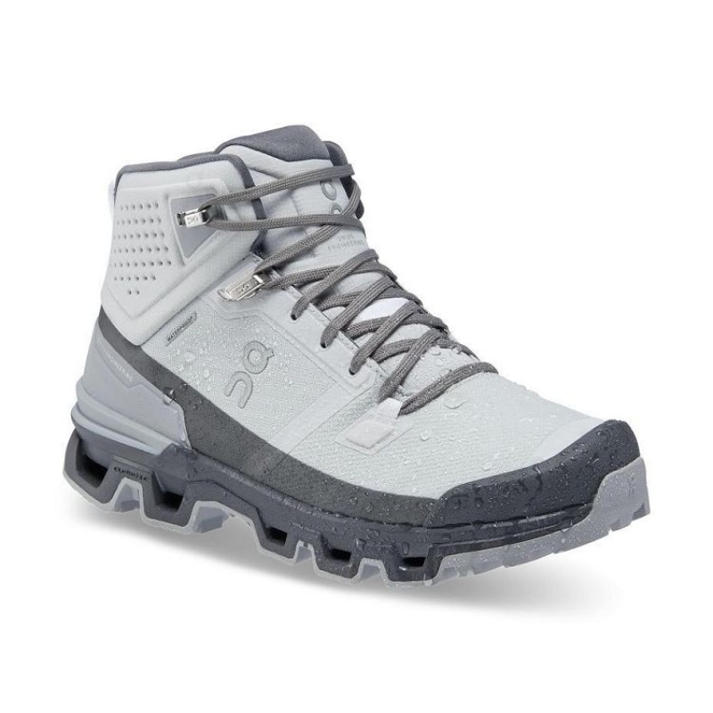 Grey Women On Cloud Cloudrock 2 Waterproof Hiking Boots | IE_ON8863