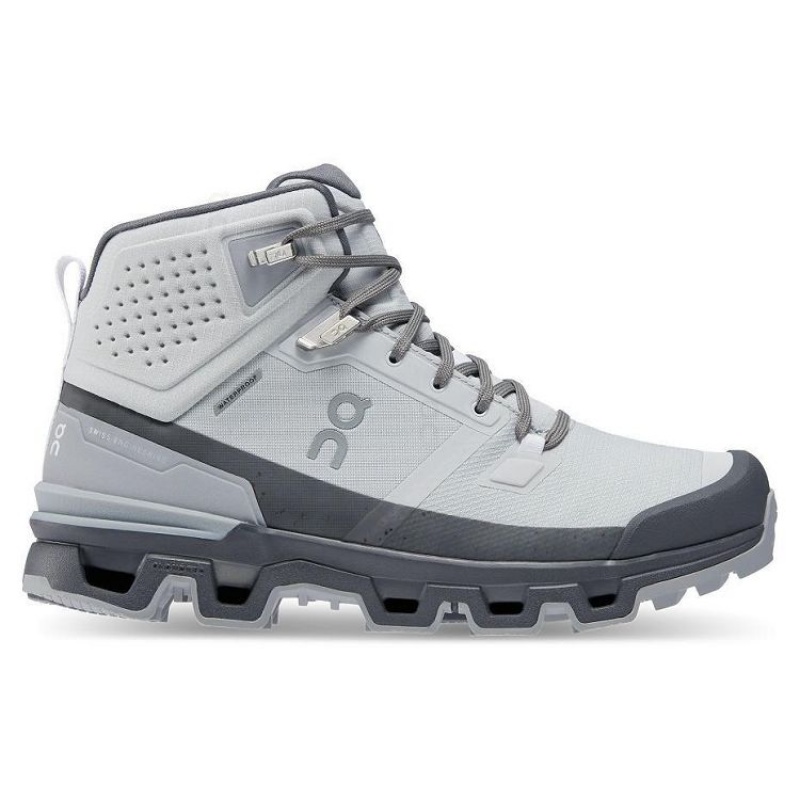 Grey Women On Cloud Cloudrock 2 Waterproof Hiking Boots | IE_ON8863