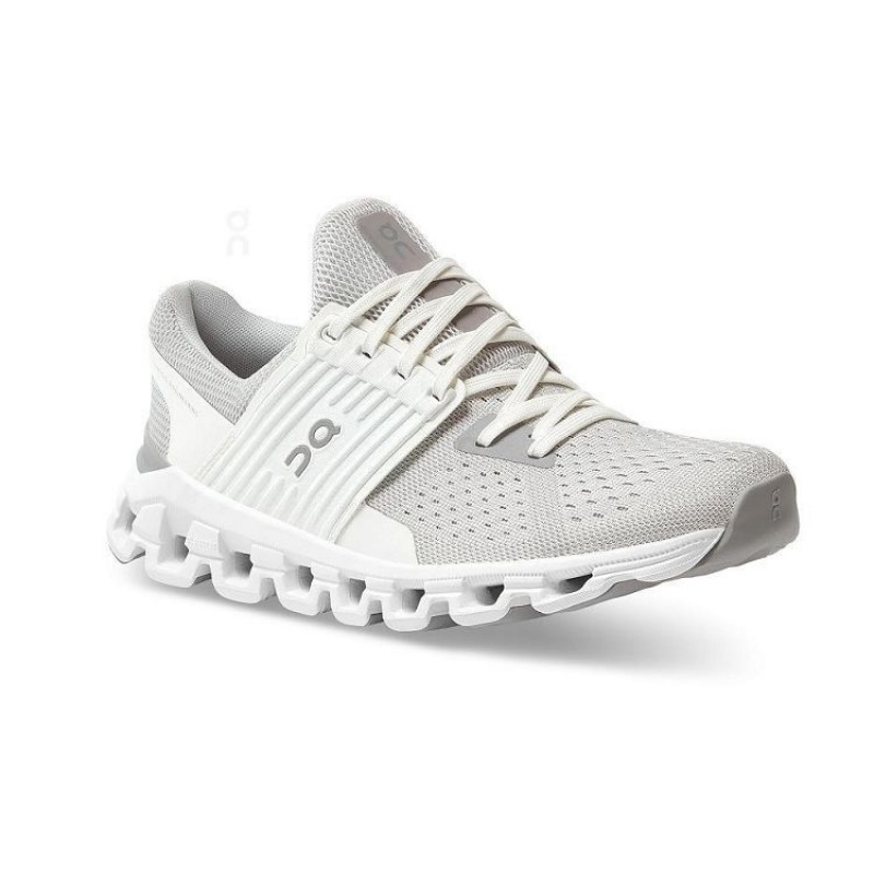 Grey Women On Cloud Cloudswift Road Running Shoes | IE_ON8055