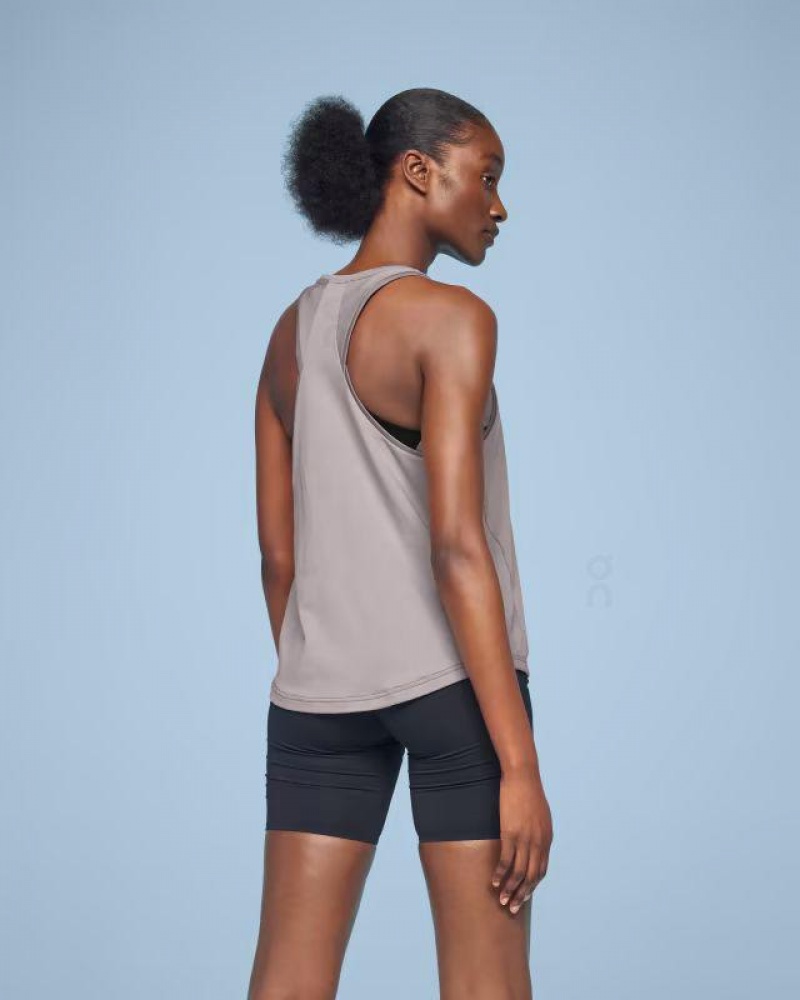 Grey Women On Cloud Focus Tank | IE_ON8879