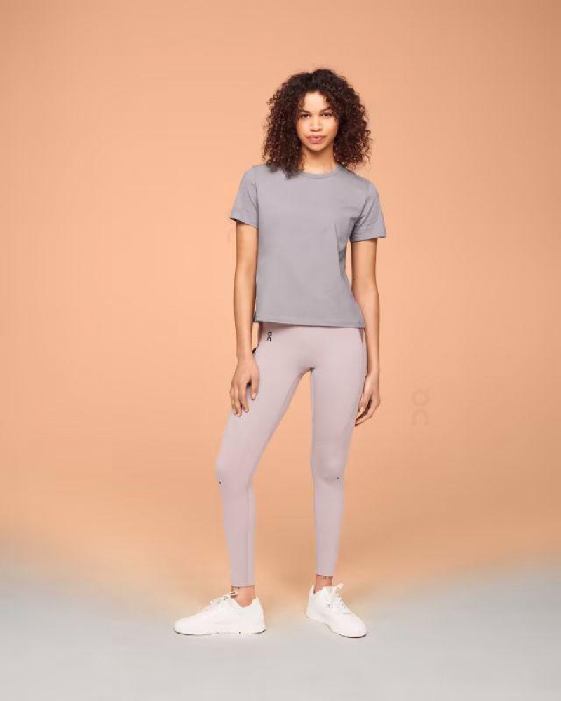 Grey Women On Cloud On-T T-shirts | IE_ON8125