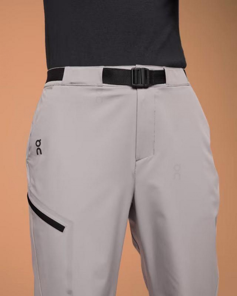 Grey Women On Cloud Trek Pants | IE_ON8199