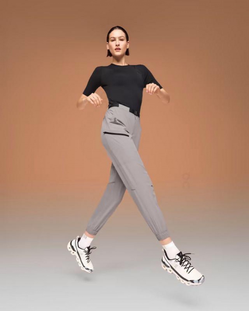 Grey Women On Cloud Trek Pants | IE_ON8199