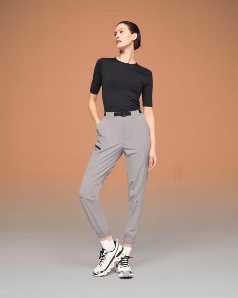 Grey Women On Cloud Trek Pants | IE_ON8199