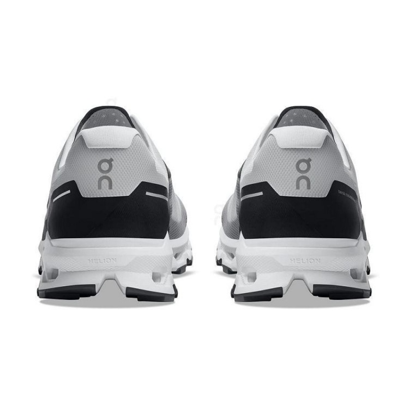 Grey / Black Men On Cloud Cloudvista Trail Running Shoes | IE_ON8950