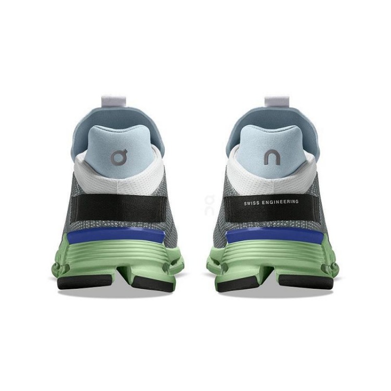 Grey / Green Men On Cloud Cloudnova Sneakers | IE_ON8101