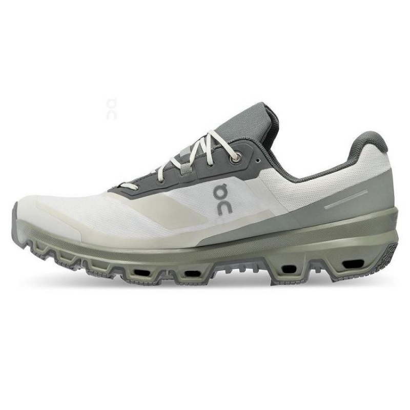 Grey / Olive Men On Cloud Cloudventure Waterproof Trail Running Shoes | IE_ON9158