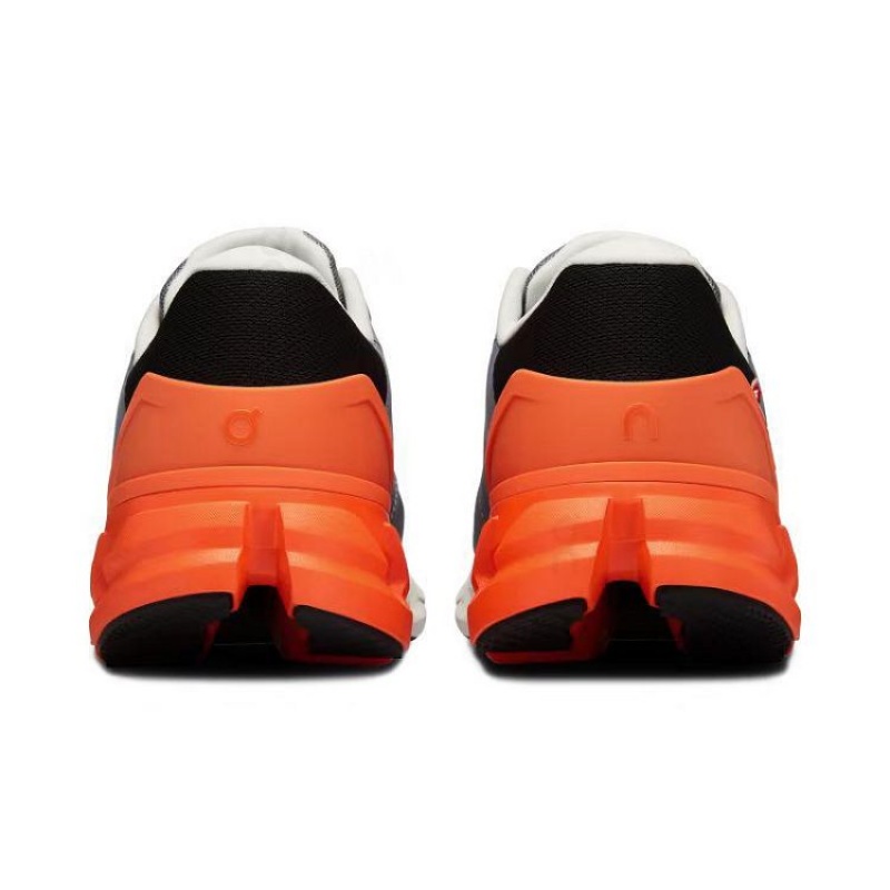 Grey / Orange Men On Cloud Cloudflyer 4 Road Running Shoes | IE_ON8256