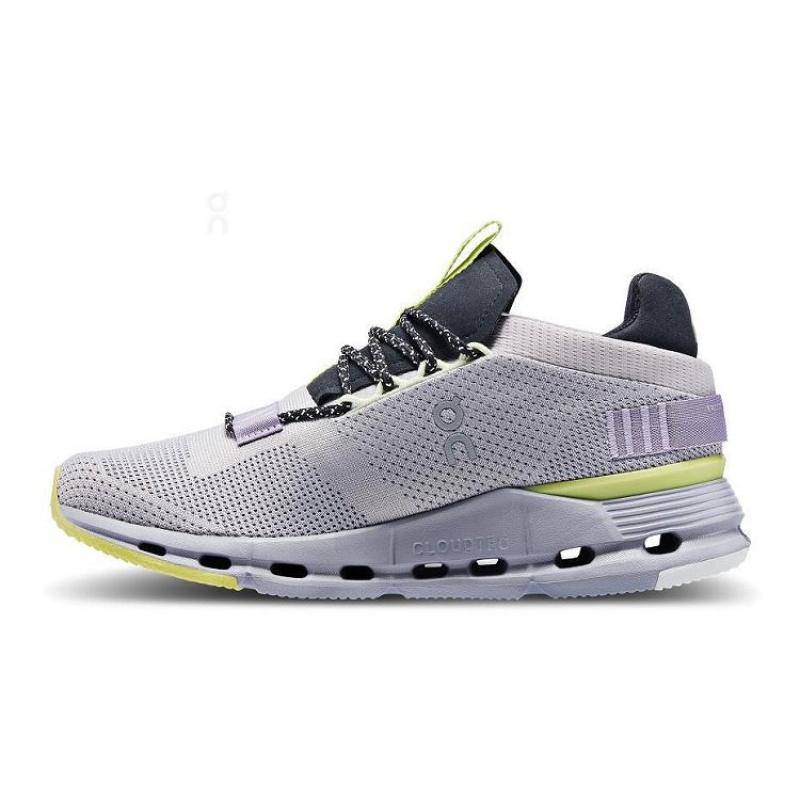 Grey / Purple Women On Cloud Cloudnova Sneakers | IE_ON8845