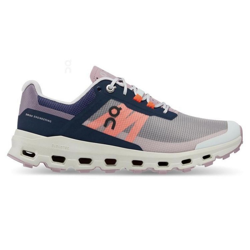 Grey / Purple Women On Cloud Cloudvista Hiking Shoes | IE_ON8983