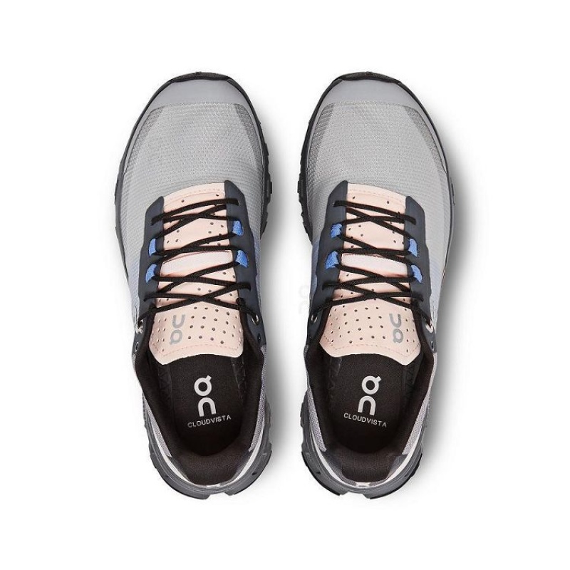 Grey / Rose Women On Cloud Cloudvista Hiking Shoes | IE_ON8838