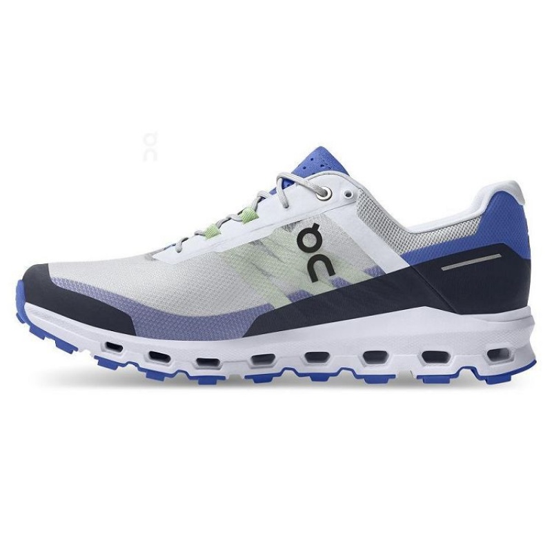 Grey / Royal Men On Cloud Cloudvista Trail Running Shoes | IE_ON9152