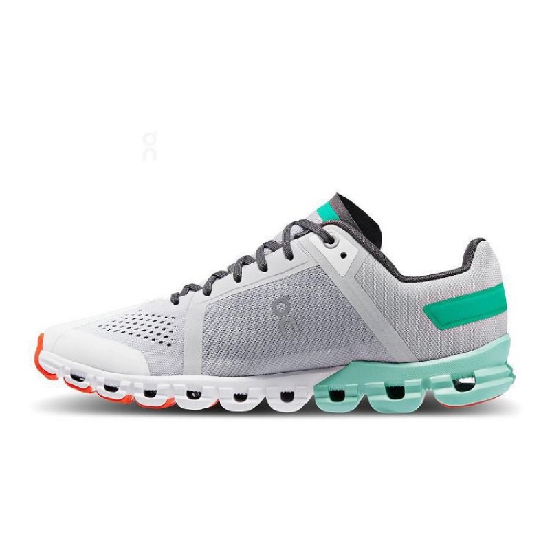 Grey / Turquoise Women On Cloud Cloudflow Road Running Shoes | IE_ON8849