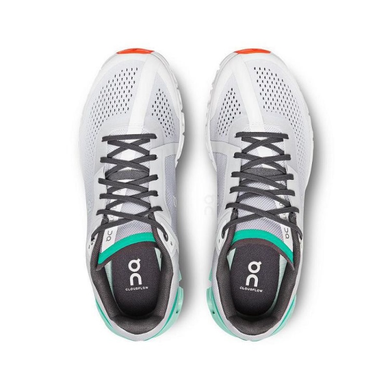 Grey / Turquoise Women On Cloud Cloudflow Road Running Shoes | IE_ON8849