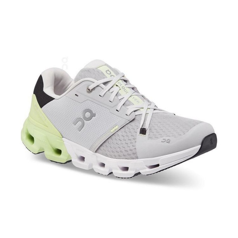 Grey / Yellow Men On Cloud Cloudflyer 4 Road Running Shoes | IE_ON8031