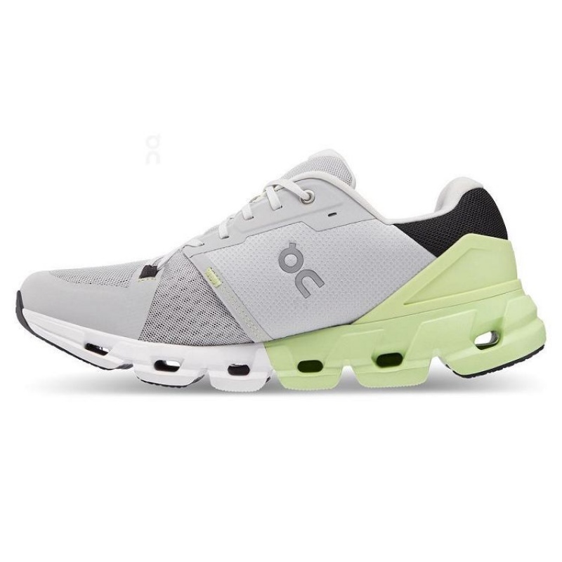 Grey / Yellow Men On Cloud Cloudflyer 4 Road Running Shoes | IE_ON8031