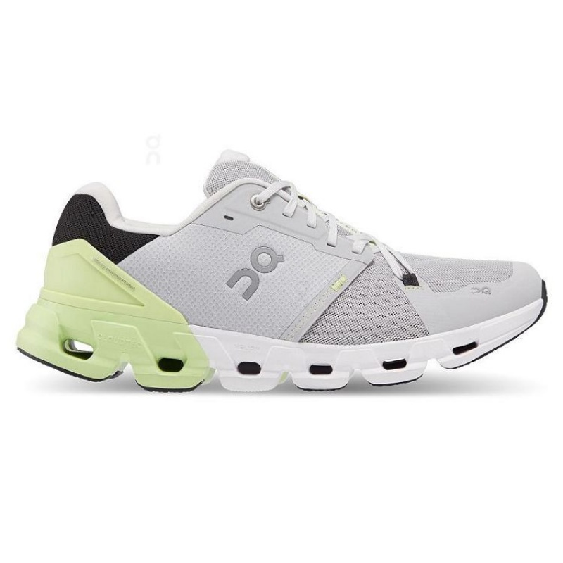 Grey / Yellow Men On Cloud Cloudflyer 4 Road Running Shoes | IE_ON8031