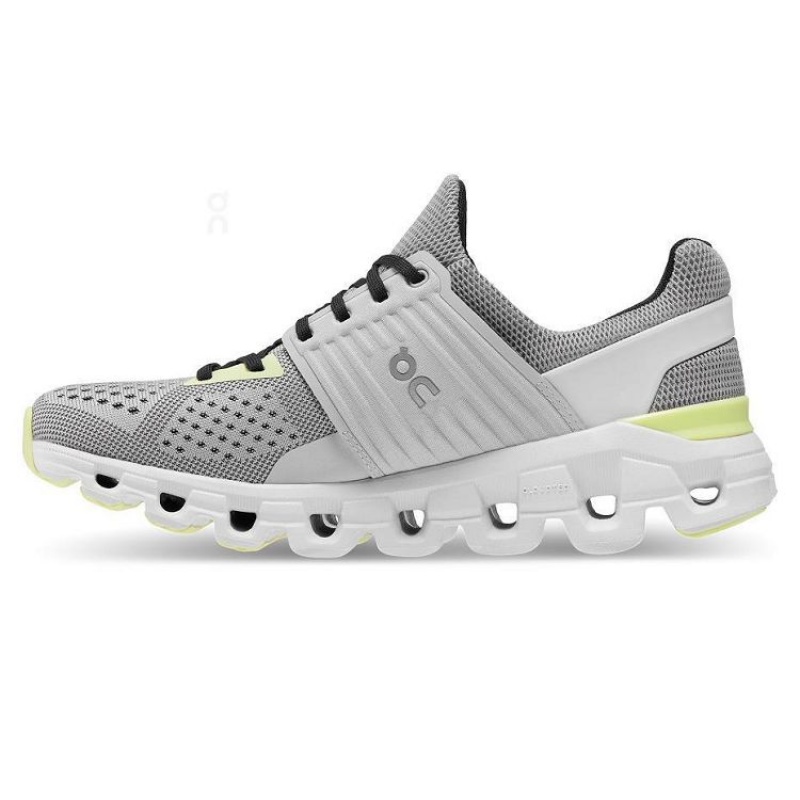 Grey / Yellow Women On Cloud Cloudswift Road Running Shoes | IE_ON8547