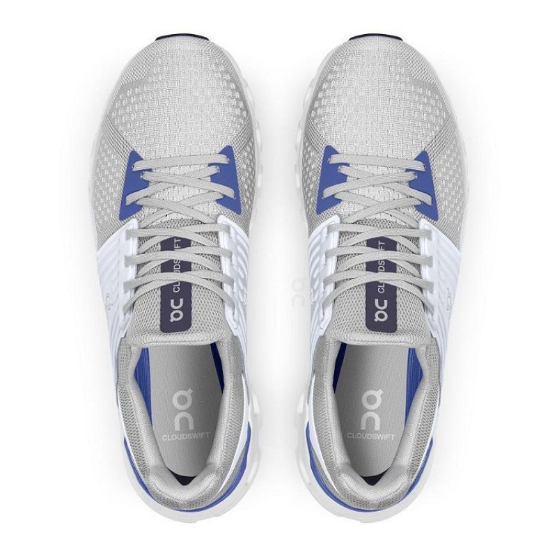 Light Grey Men On Cloud Cloudswift Road Running Shoes | IE_ON9025