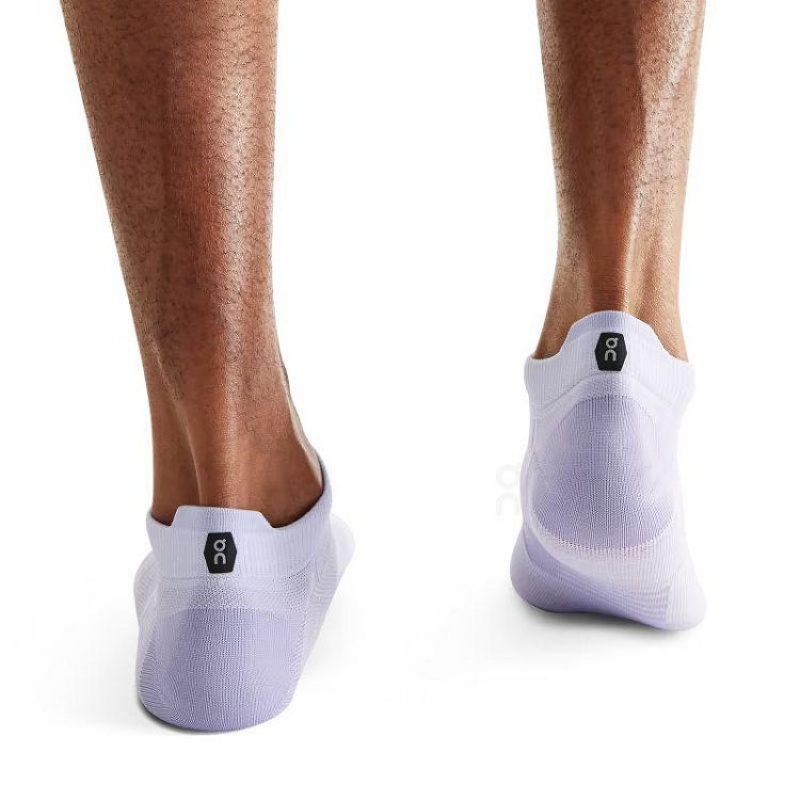 Light Purple Men On Cloud Performance Low Socks | IE_ON8780