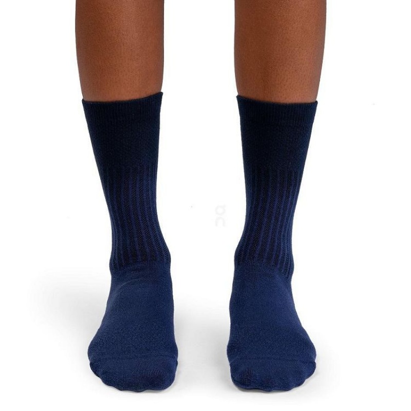 Navy Men On Cloud All-Day Socks | IE_ON8175