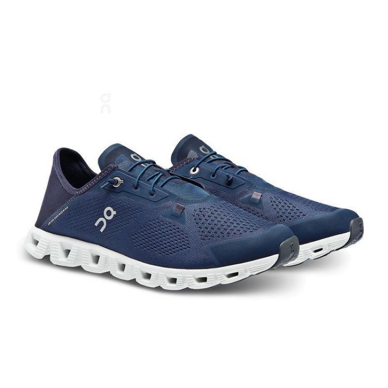 Navy Men On Cloud Cloud 5 Coast Sneakers | IE_ON8447