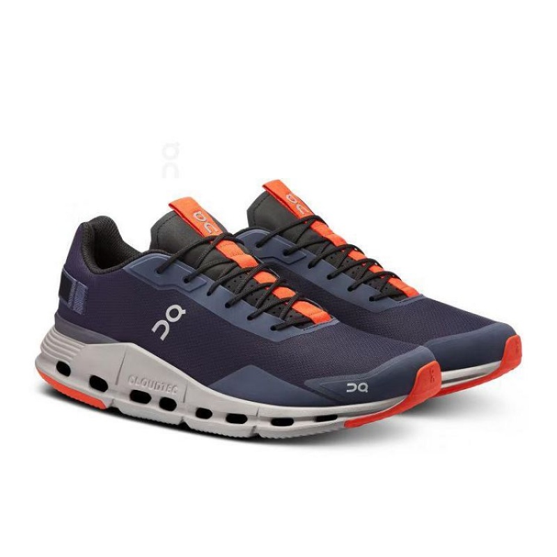 Navy Men On Cloud Cloudnova Form Sneakers | IE_ON8778