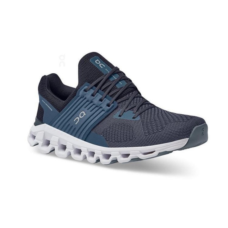 Navy Men On Cloud Cloudswift Road Running Shoes | IE_ON8542