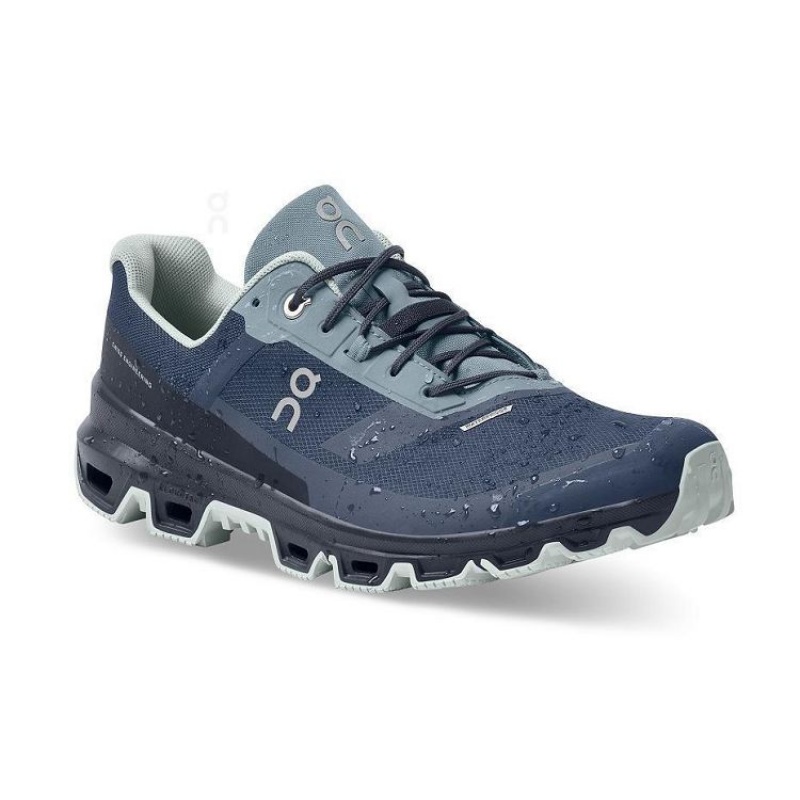 Navy Men On Cloud Cloudventure Waterproof Hiking Shoes | IE_ON8506