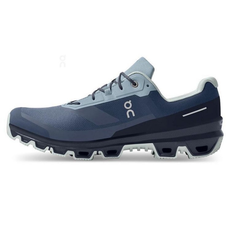 Navy Men On Cloud Cloudventure Waterproof Trail Running Shoes | IE_ON8921